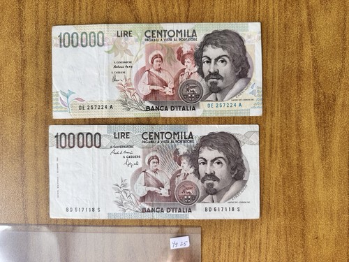 Lotto banconote lire 100000 - lotto,