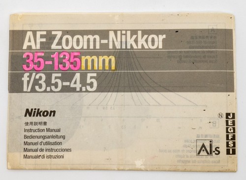Nikon foglio uso zoom - foglio, af