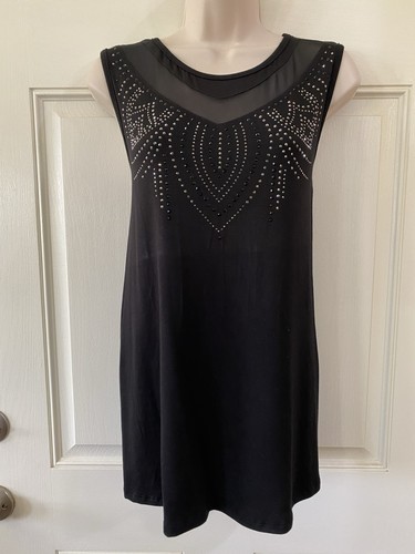 Top smanicato nero - , vocale