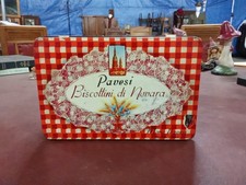 SCATOLA LATTA PAVESI BISCOTTI NOVARA EPOCA 900