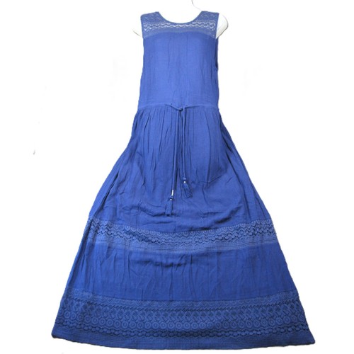 Maxi abito smanicato world - abito,