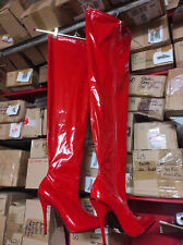 Fatto a Mano Stivali Elastico Vernice Molti Colori Tg. 40 - 47 Rv 13CM Bolingier