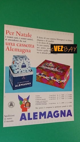 Pubblicità 1962 alemagna - 1962,