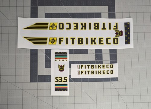 Set decalcomanie fit bike - fit, co