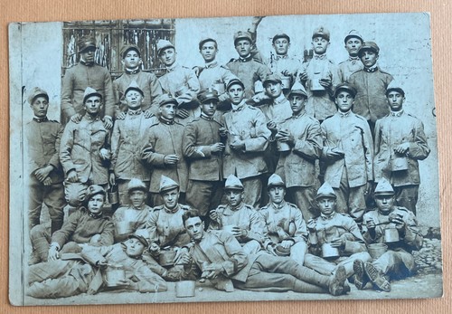 Cartolina gruppo militari - cartolina,