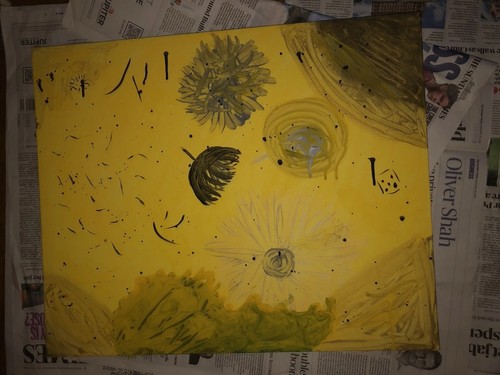 Grande quadro astratto tela - su,