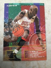 Card Carta Collezione Fleer 95 96 Michael Jordan Air NBA Chicago Bulls