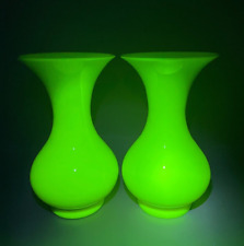 Coppia vasi vetro uranio