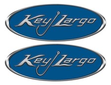 Adesivi barca Largo 2 chiavi