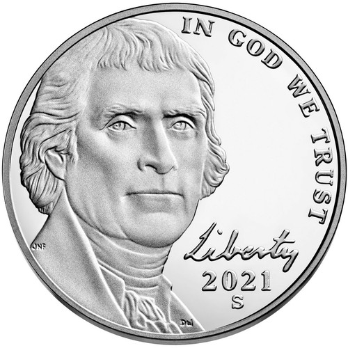 2021 jefferson nickel pf - s,