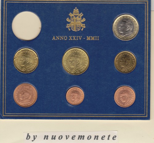 Vaticano vatican anno - 2002, unc