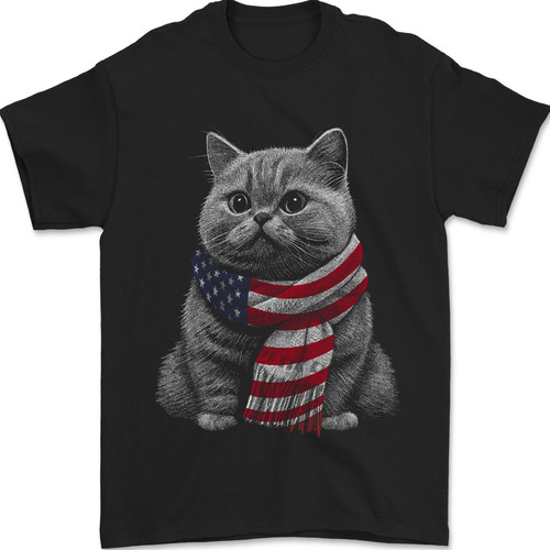 Gatto usa sciarpa - gatto, in