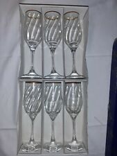 Bicchieri Cristal Mode Flute Champagne Prosecco Made in Italy Vintage