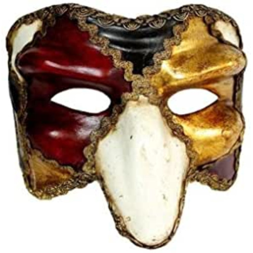 Maschera pulcinella aurora - maschera,