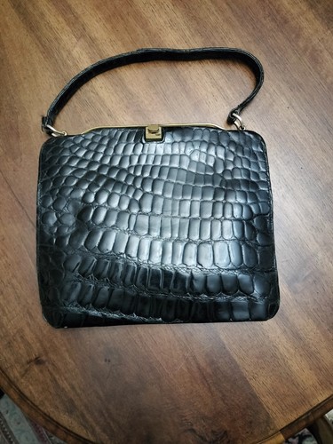 Borsa coccodrillo vintage - borsa,