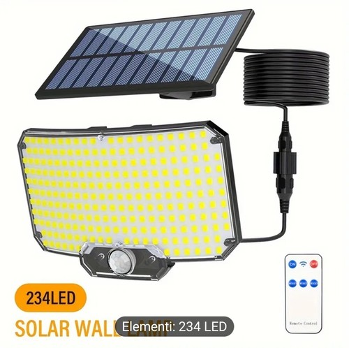 Lampada con pannello solare - con,