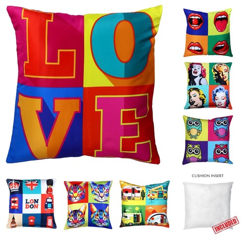 Copricuscino pop art con - art,
