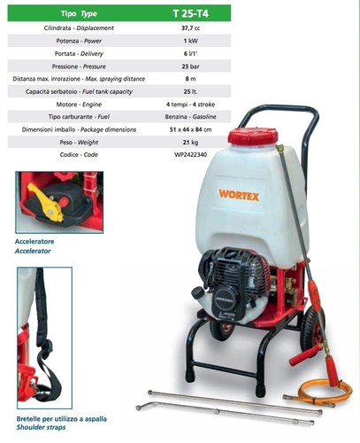 Pompa irroratrice wortex - pompa,