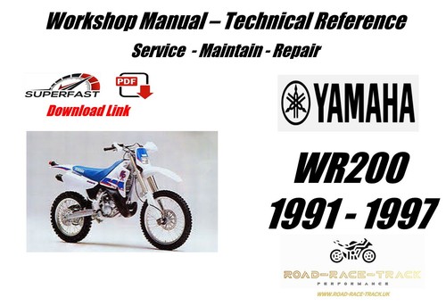 Yamaha wr200 200 - wr, manuale