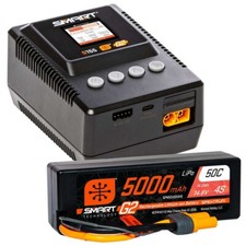 Spektrum SPMXPSS400I Smart Powerstage 5000mAh 4S LiPo- S155 Caricatore EU
