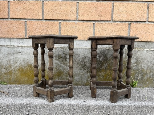 Coppia tavolini rocchetto - di,