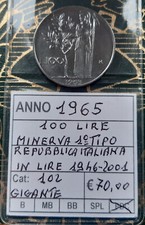 (£)    100 Lire 1965 (Minerva