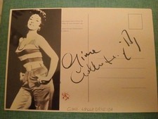 Gina Lollobrigida Autografo