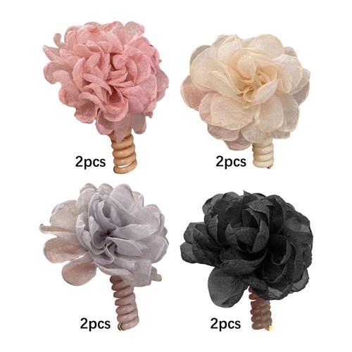 Pezzi per capelli floreali - pezzi,