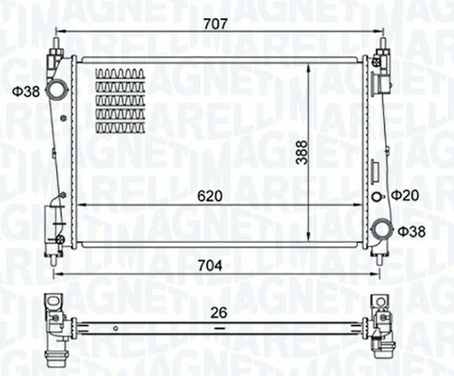 Radiatore fiat grande punto - fiat,