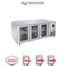 Tavolo frigo refrigerato con 3