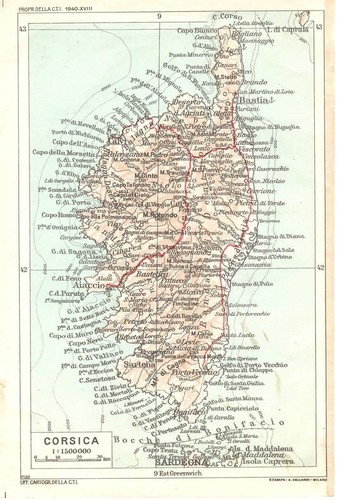Carta geografica antica