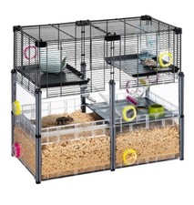 Gabbia criceto Ferplast "Multipla Hamster  Crystal" - Usata 1 Mese