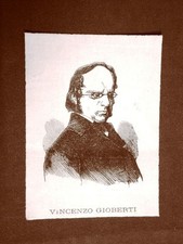 Patriota Vincenzo Gioberti Torino, 5 aprile 1801 – Parigi, 26 ottobre 1852