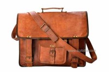 Borsa a tracolla da uomo design personalizzato vintage in pelle messenger per...