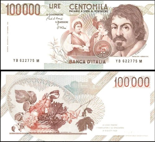 Italy 1983 100000 lire - italy,