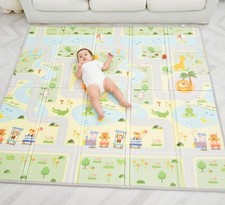 Tappeto Gioco Bambini Pieghevole 150x180x1cm Palestrina Neonato Montessori