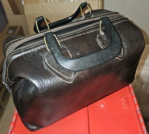 Valigia vintage pelle borsa - vintage, in