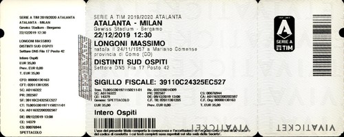 Biglietto stadio