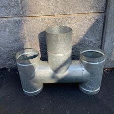 CAPPELLO LAMIERA ZINCATA AD H