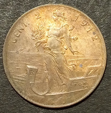 Centesimi lire prora 1912 - lire,