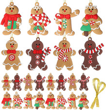 24 Pezzi Ornamento Pan Zenzero