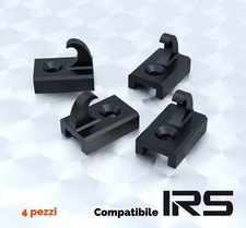 Ganci per Zanzariera IRS Versione Scorrimento Supporti Tenda per Zanzariera 4 PZ