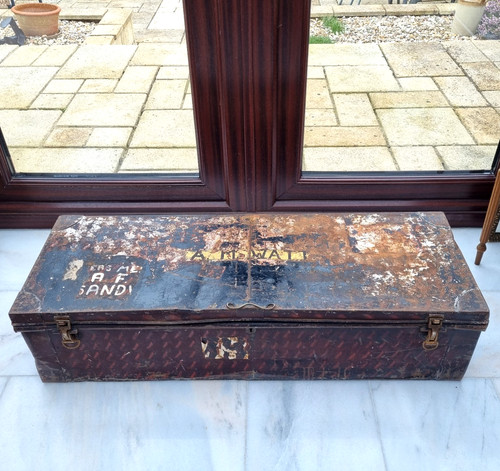 Baule vintage metallo - in,