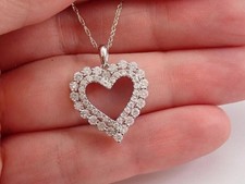 Ciondolo cuore donna placcato