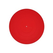 Slipmat tappetino rosso in gomma per giradischi