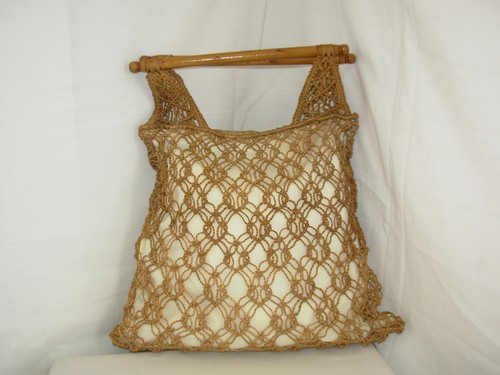 Borsa mano macramè - borsa, a