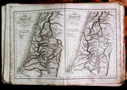 1834 antica stampa carte - 1834,