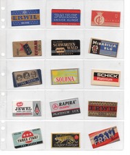 lamette lametta da barba hoja de afeitar lame de rasoir lama blade lotto