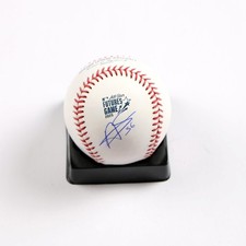 Alimber Santa Signed Baseball