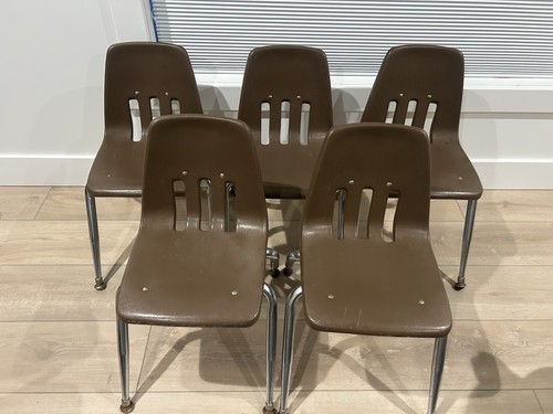 Sedie vintage virco plastica - 5,